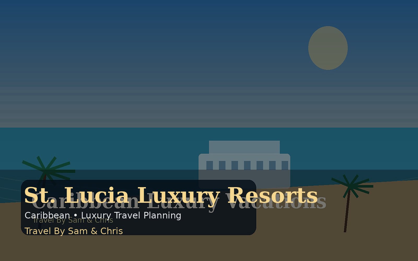 St. Lucia Luxury Resorts destination photo for Travel By Sam & Chris